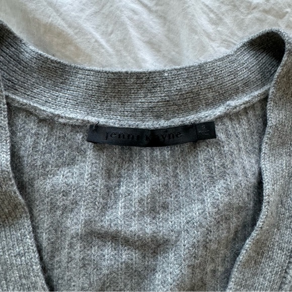 Jenni Kayne Cashmere Cocoon Cardigan in Heather Gray Size S 100% cashmere - Picture 10 of 10